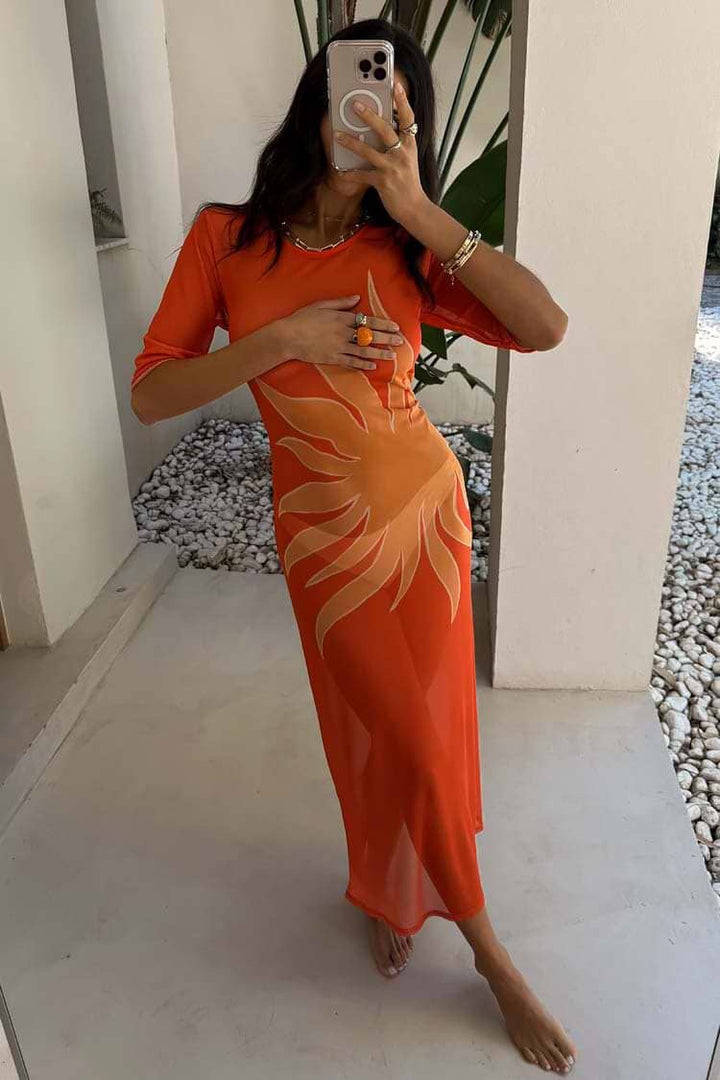 Orange Sol Izzy Dress