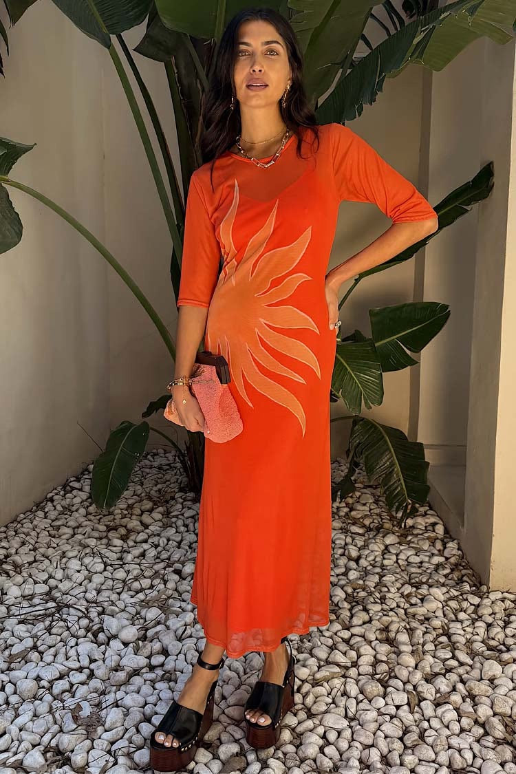 Orange Sol Izzy Dress