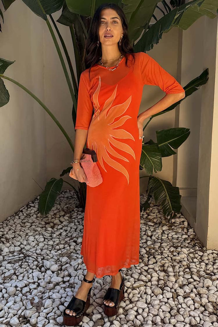 Orange Sol Izzy Dress