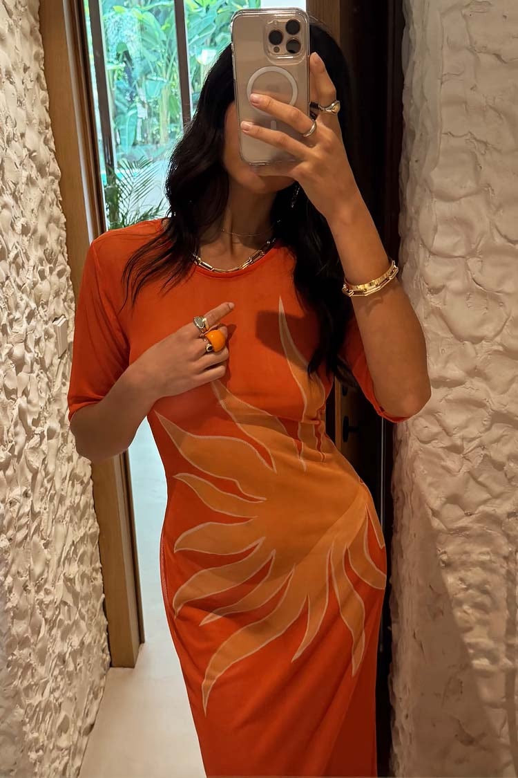 Orange Sol Izzy Dress