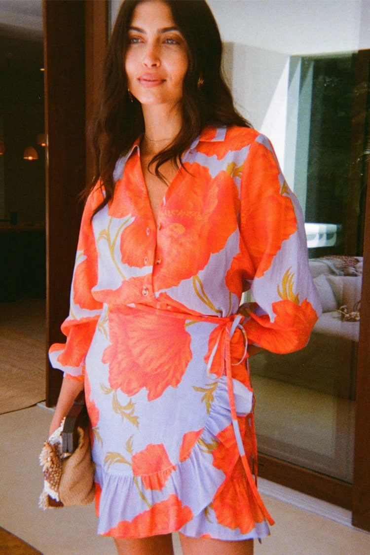 Blue Poppy Miley Shirt