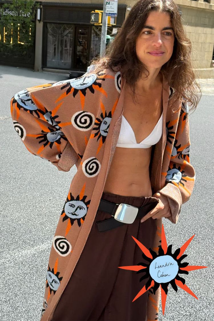 Tan sun cardigan