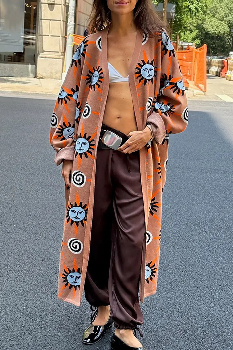 Tan sun cardigan