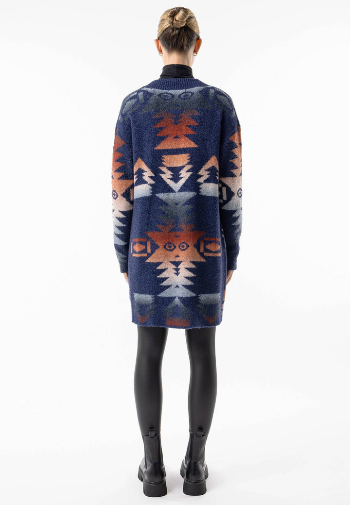 Californian Knit Longline Open Cardigan: California