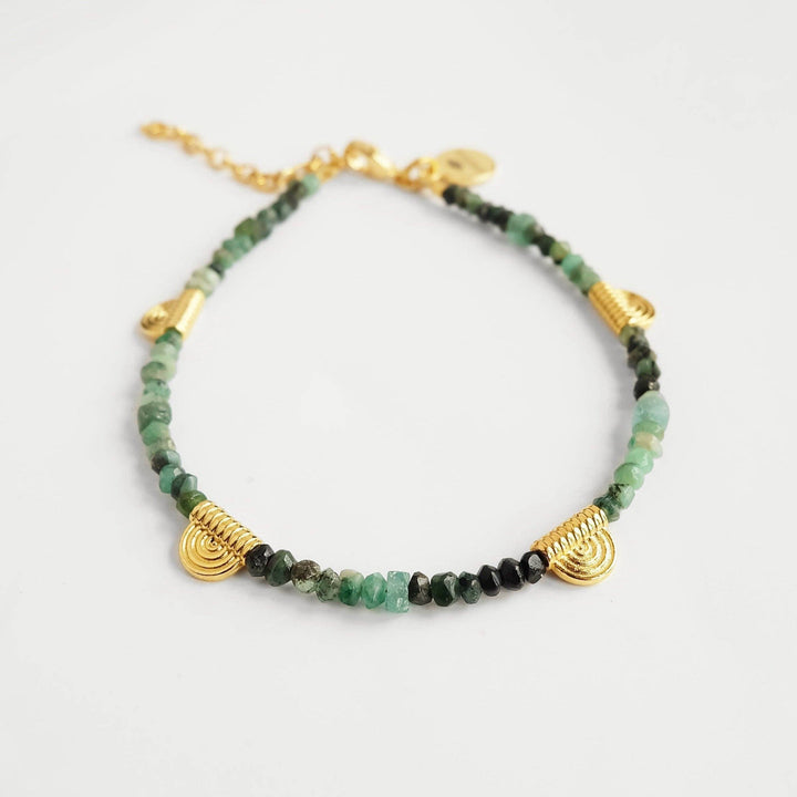 Silk Road Gemstone Anklet: 8 - 10 inches