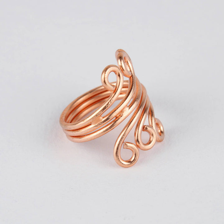 Copper Ring - Swirl