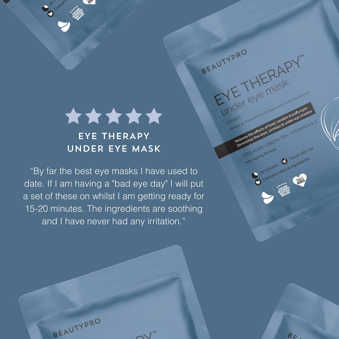 EYE THERAPY Under Eye Mask - Anti-Ageing, 3 Pairs per Pouch