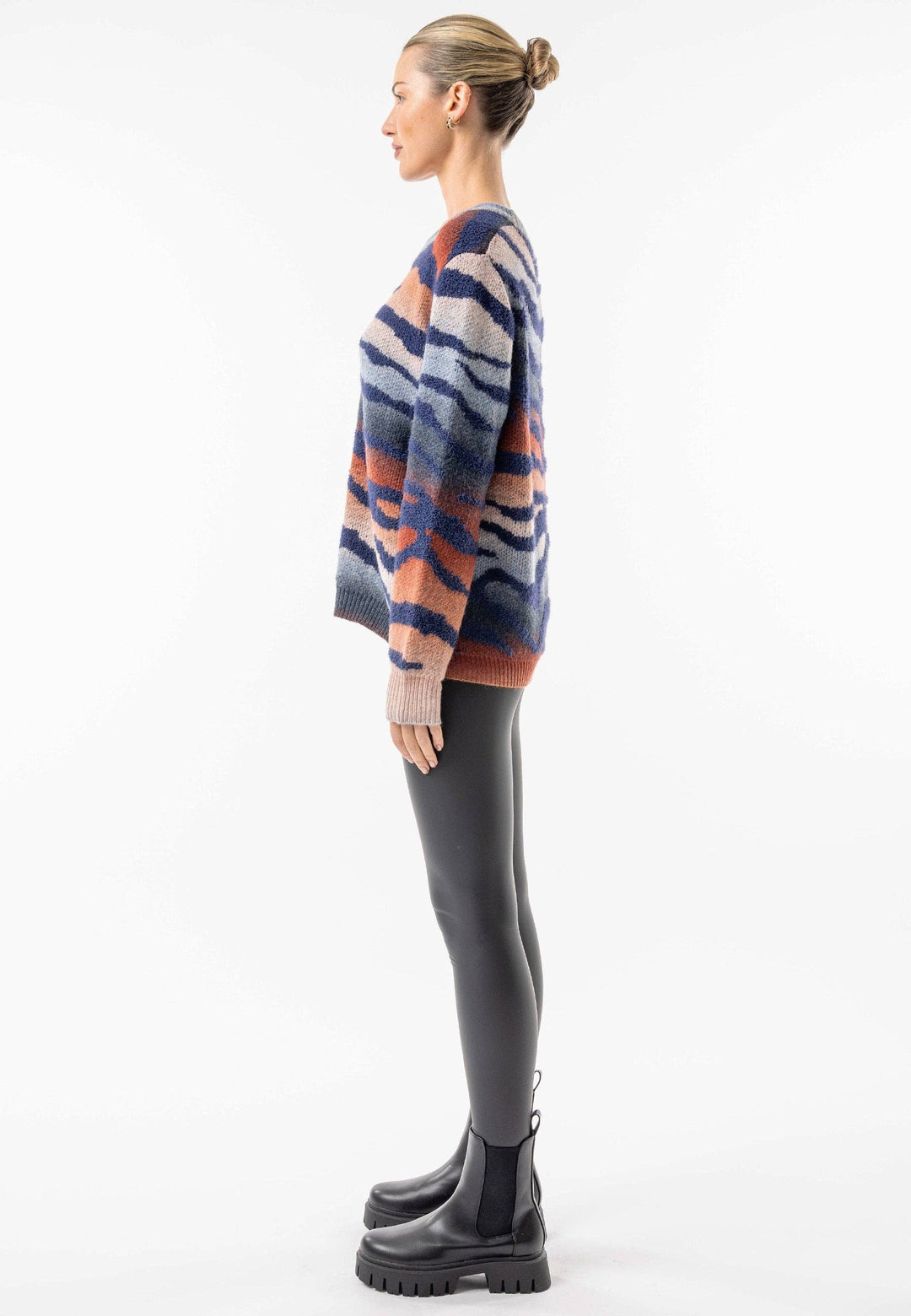 Californian Crew Neck Knit Jumper: California