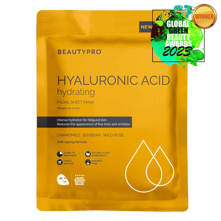 HYALURONIC ACID Hydrating Sheet Mask - 100% Biodegradable