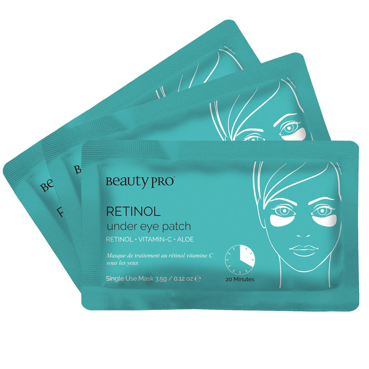 RETINOL Under Eye Mask Patch - Vegan, 3 Pairs per Pouch