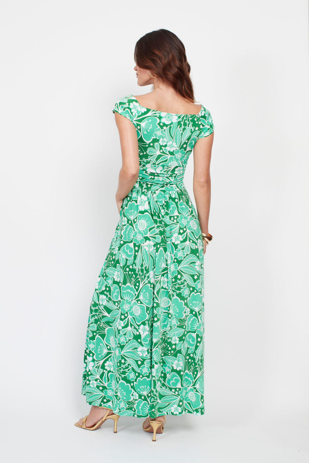 ELIZABETH MAXI WILDFLOWER GREEN