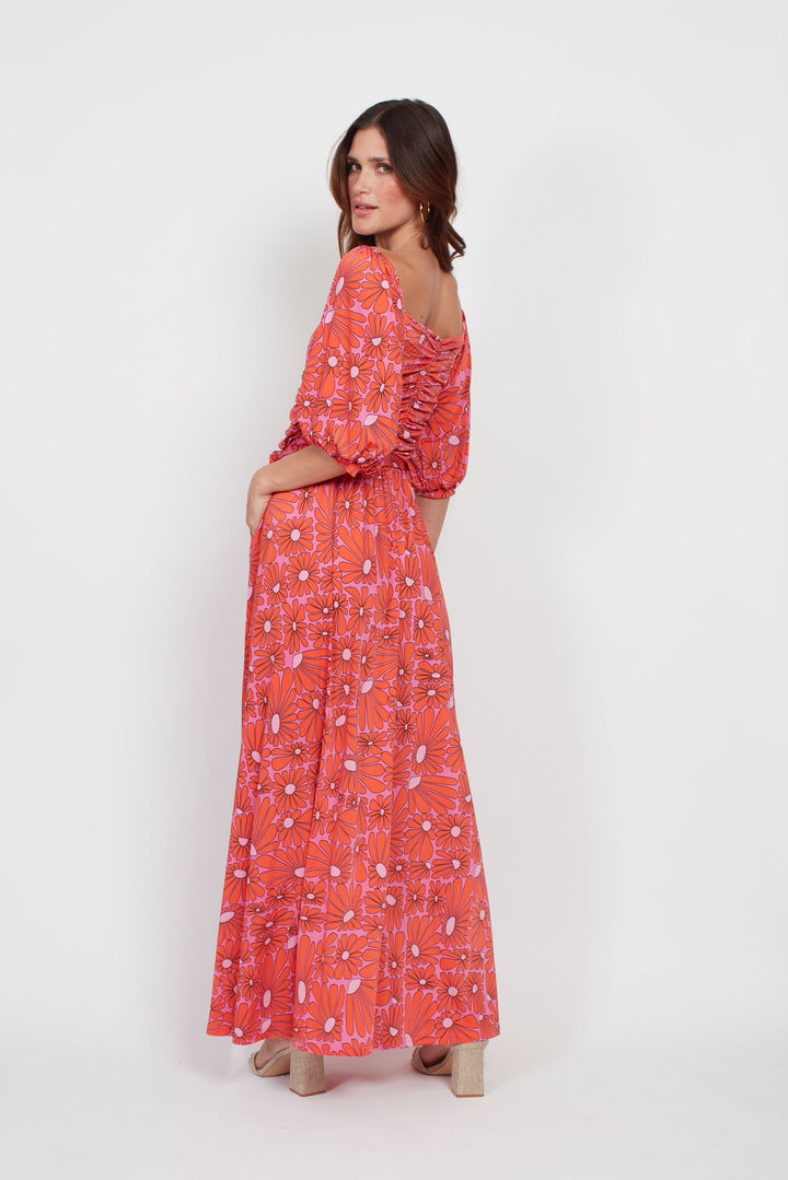 BARDOT MAXI PINK DAISY