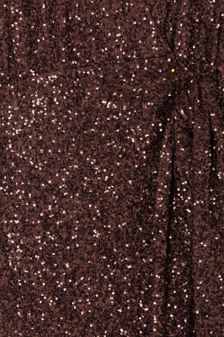 Chocolate Sequin Vienna Dress