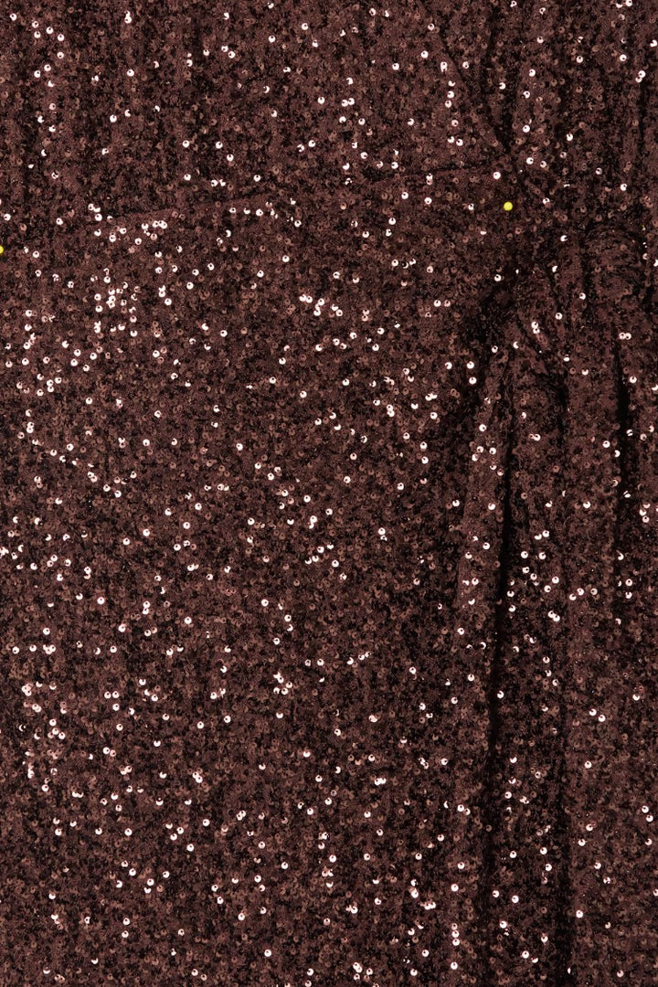 Chocolate Sequin Vienna Dress