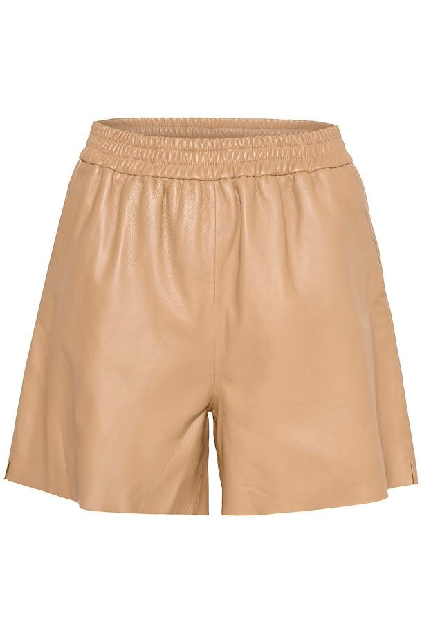 FALEXI leather SHORTS