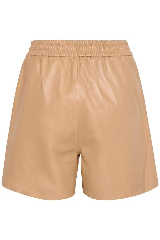 FALEXI leather SHORTS