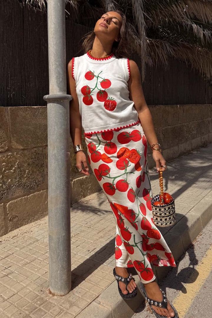 Tomato Knit Tank