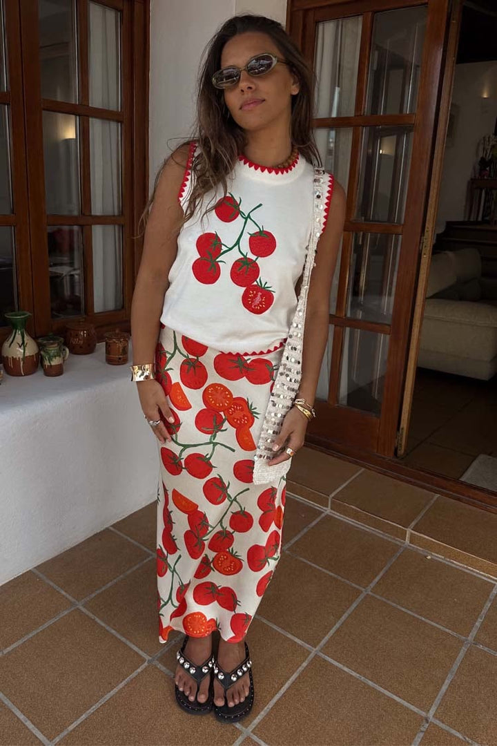 Tomato Knit Tank