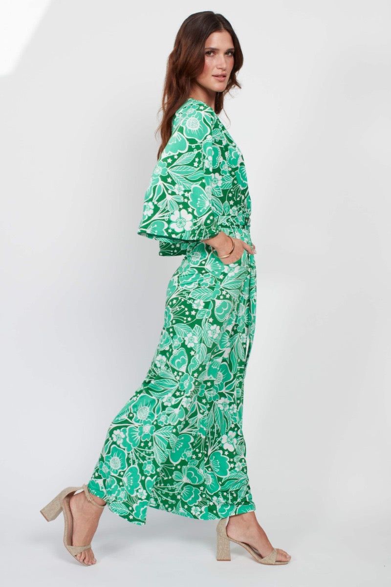 LAURIE JUMPSUIT WILDFLOWER GREEN