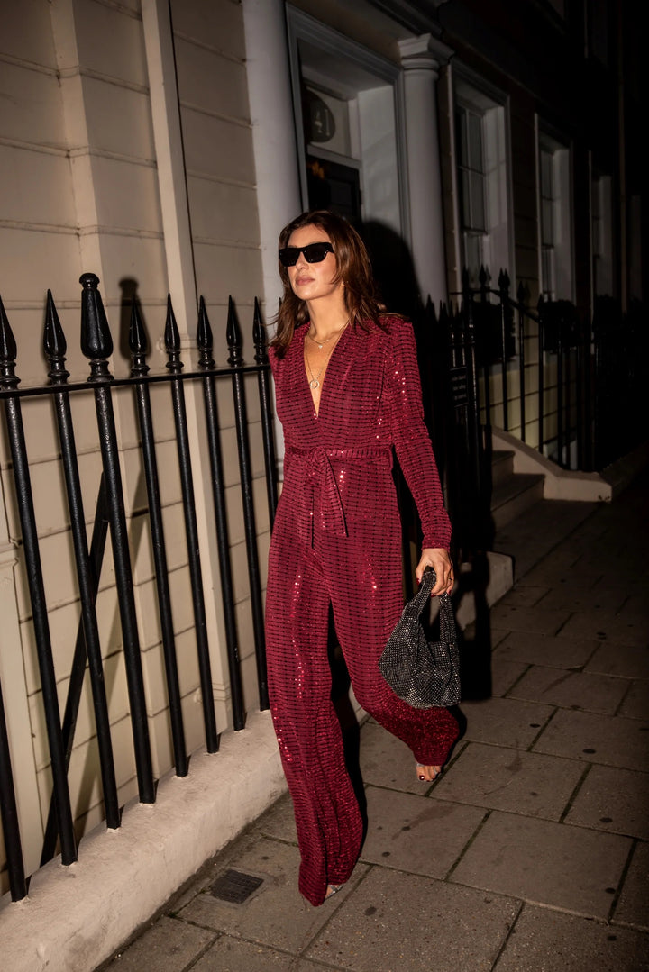 Taylor Jumpsuit - Wine