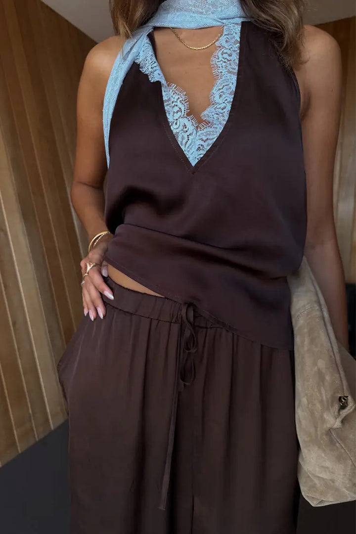 Chocolate Naomi Trousers