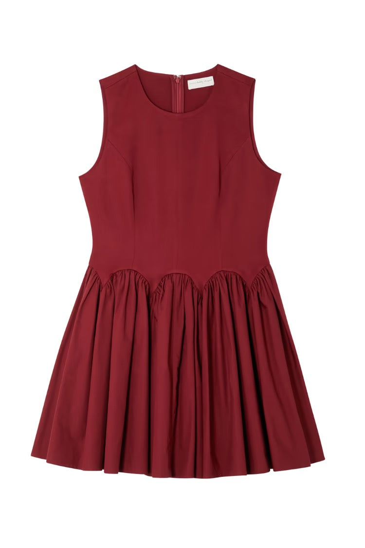 Burgundy Mini Monika Dress