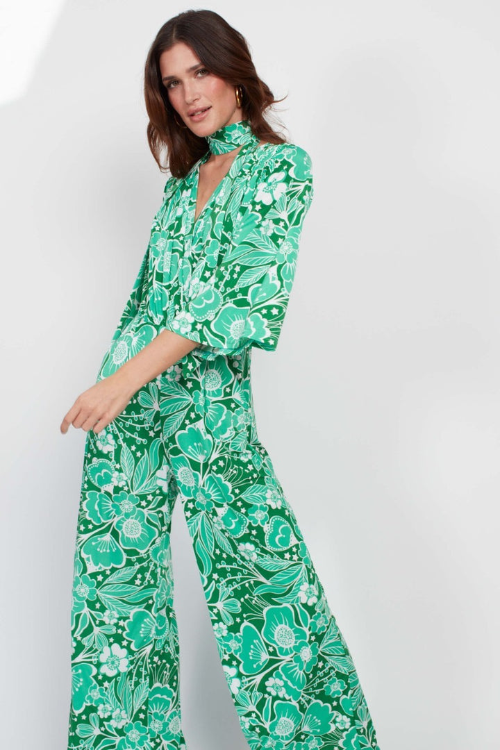 LAURIE JUMPSUIT WILDFLOWER GREEN