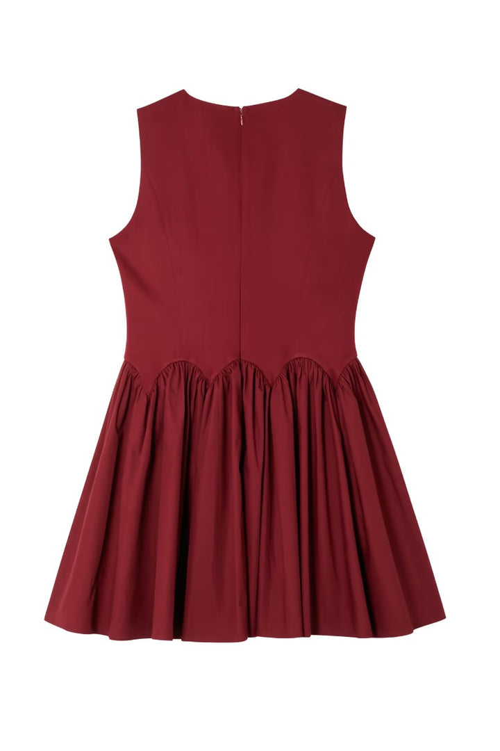 Burgundy Mini Monika Dress