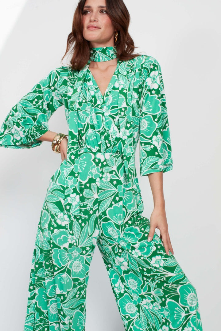 LAURIE JUMPSUIT WILDFLOWER GREEN