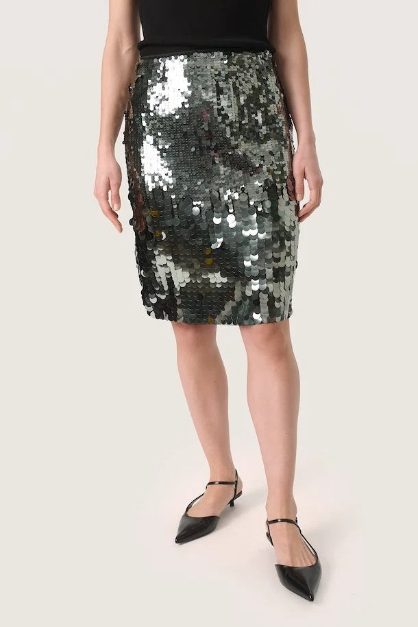 OTTILIE SEQUIN SKIRT