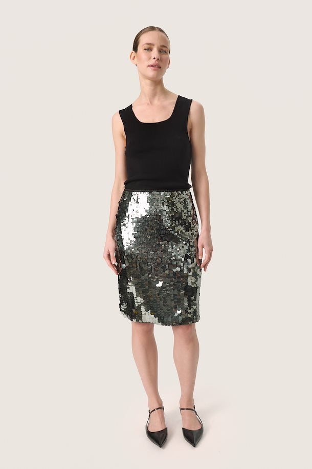 OTTILIE SEQUIN SKIRT