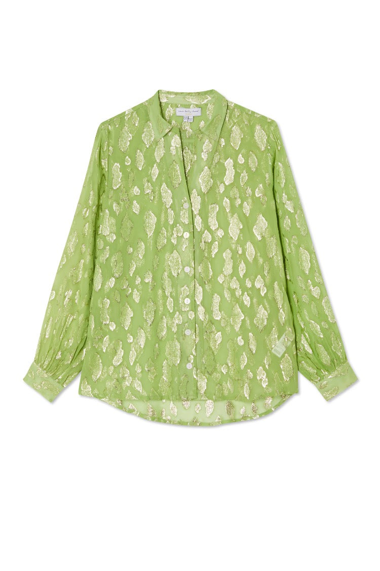 Green Jacquard Miley Shirt