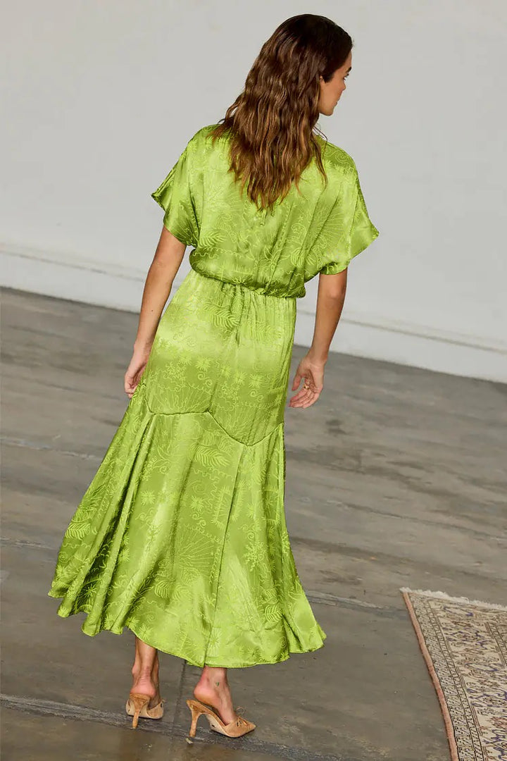 Lime Safari Erin Dress