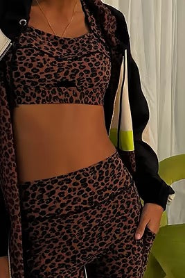 Leopard Sports Bra