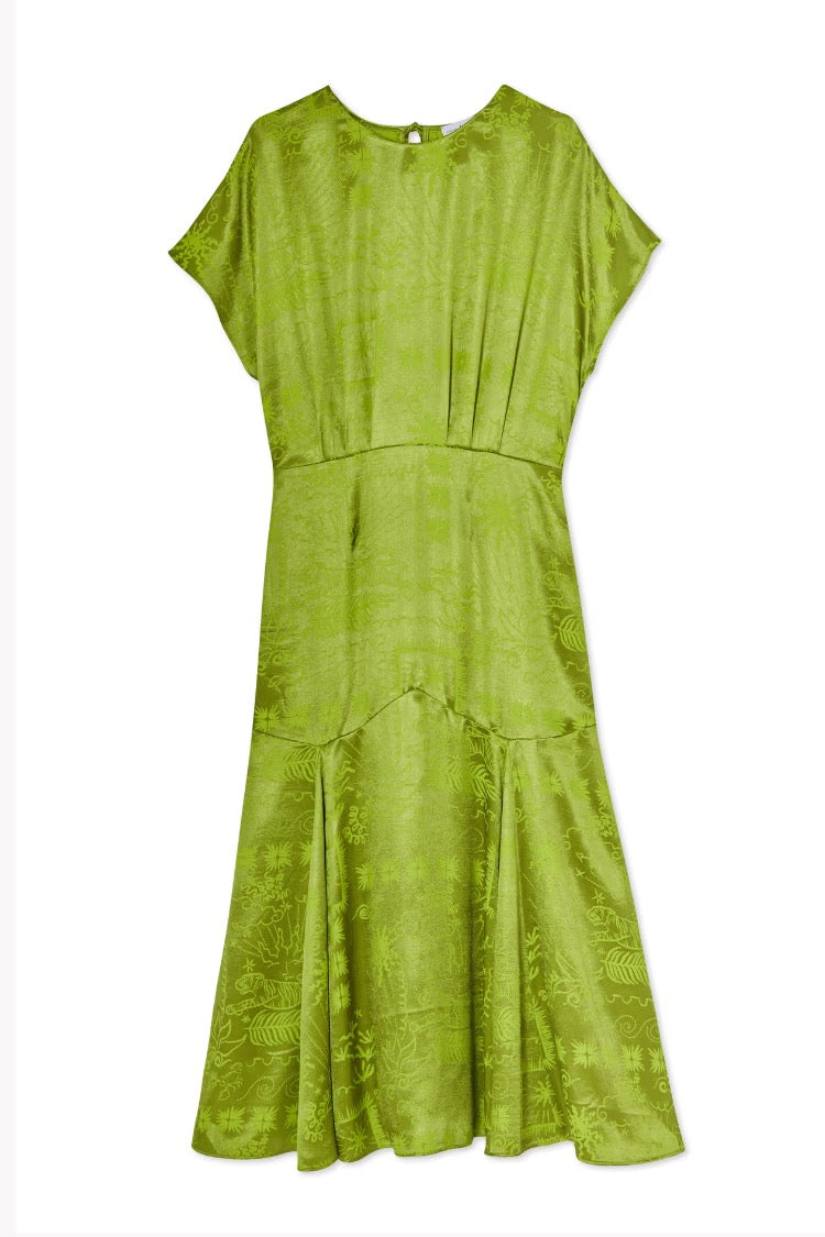 Lime Safari Erin Dress