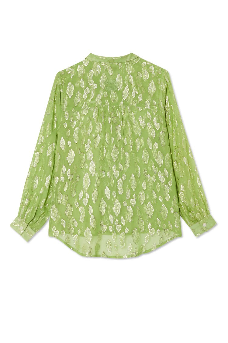 Green Jacquard Miley Shirt