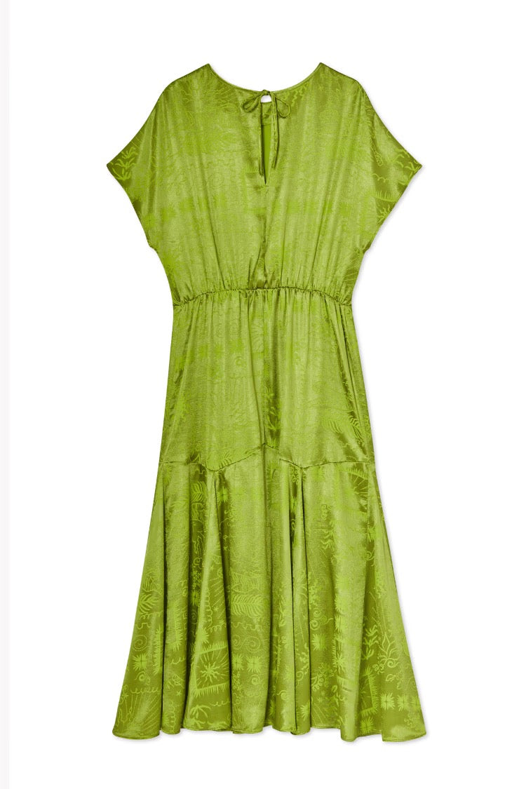 Lime Safari Erin Dress