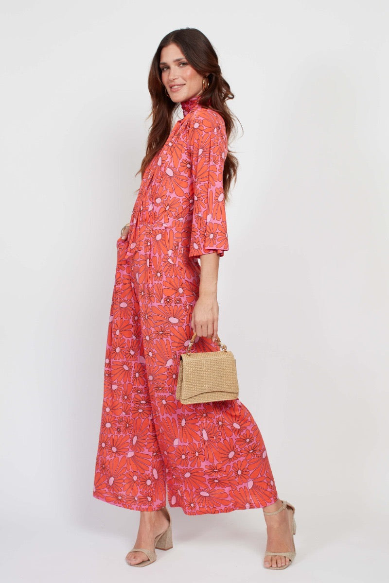 LAURIE JUMPSUIT DAISY PINK