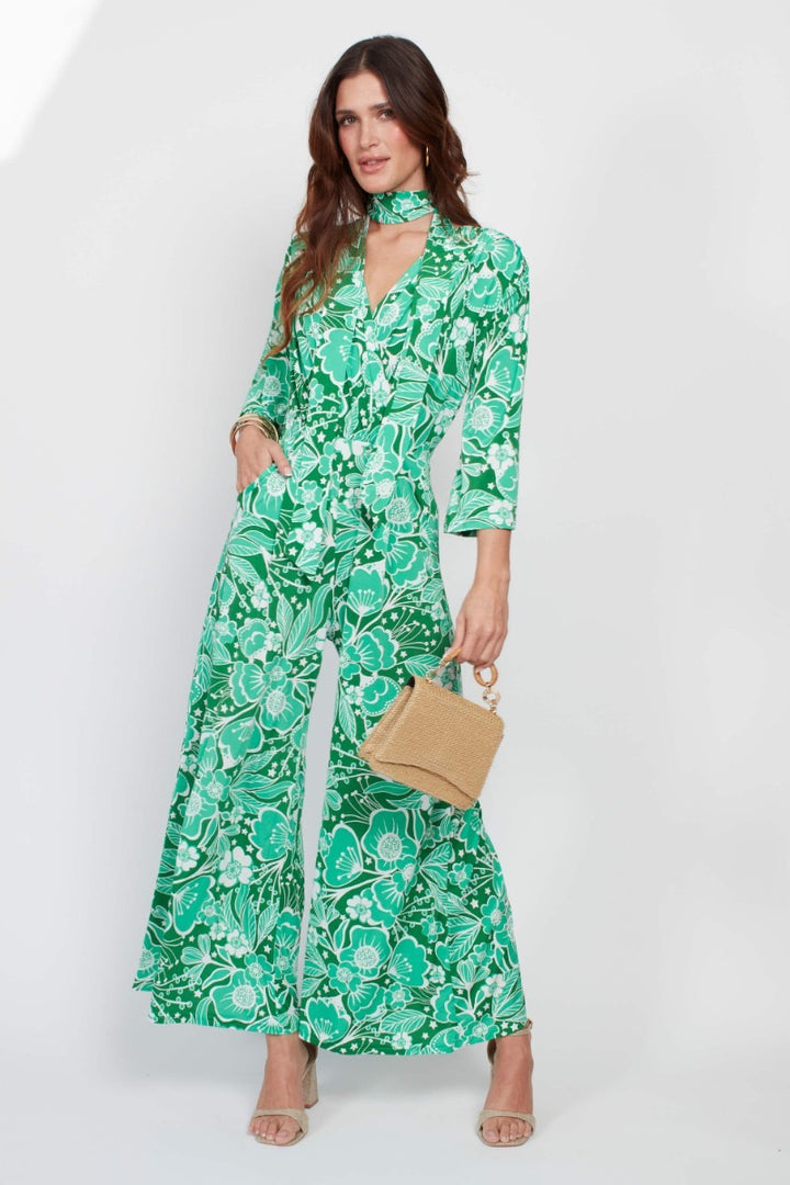 LAURIE JUMPSUIT WILDFLOWER GREEN