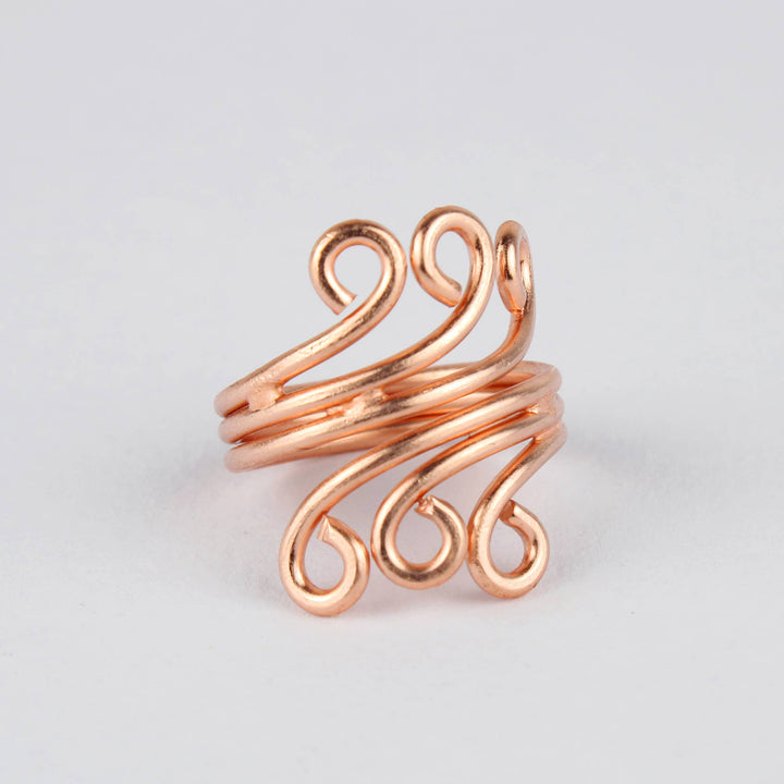 Copper Ring - Swirl