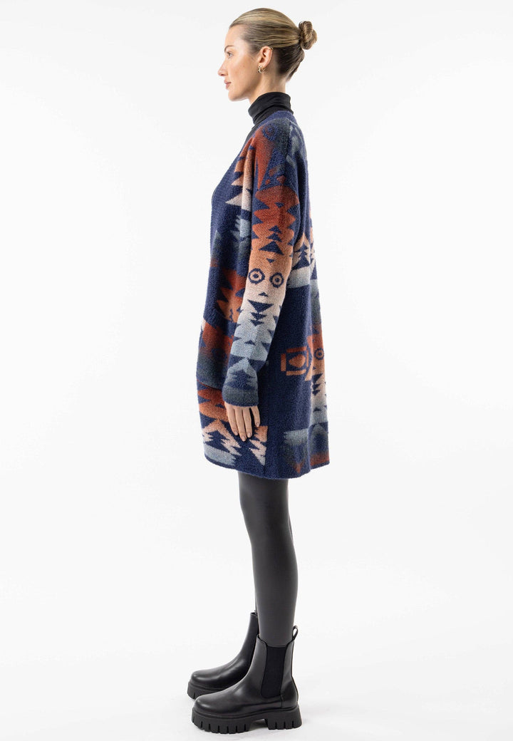 Californian Knit Longline Open Cardigan: California