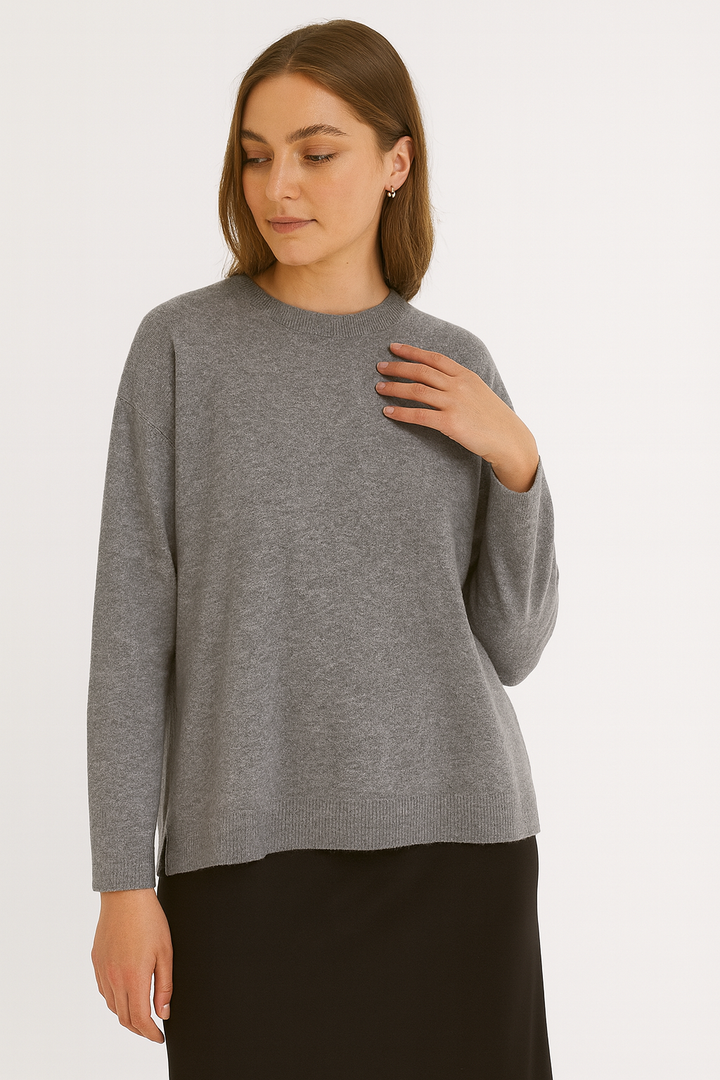SOFT KNIT BASIC JUMPER: Burgundy